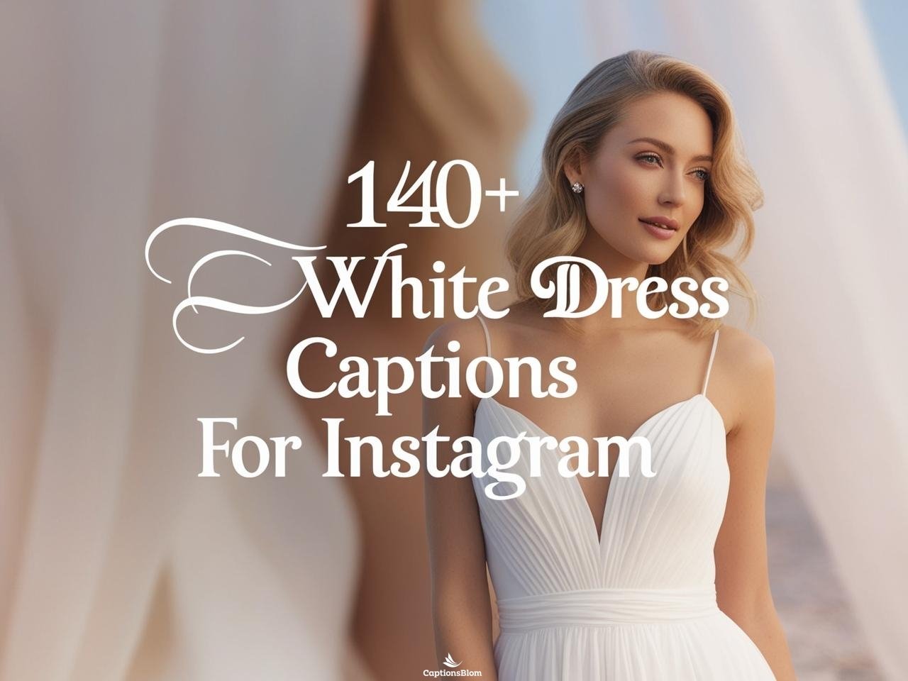 140+ Amazing White Dress Captions For Instagram in 2025