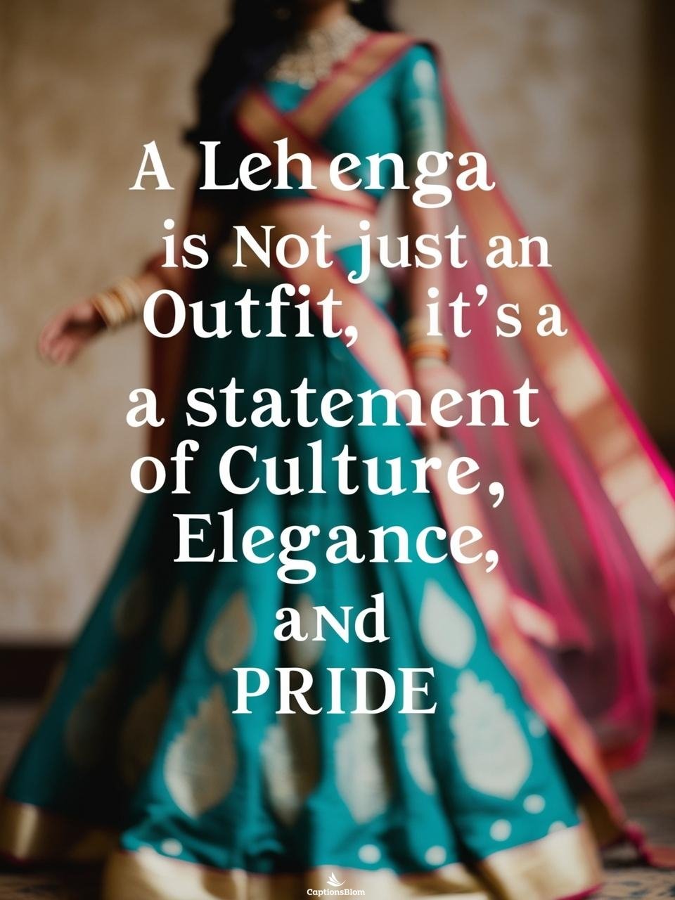 Lehenga Captions For Instagram For Girl