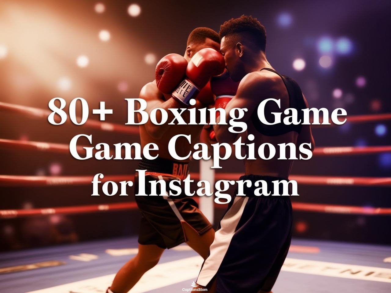 80+ Boxing Captions For Instagram & Quotes in 2025