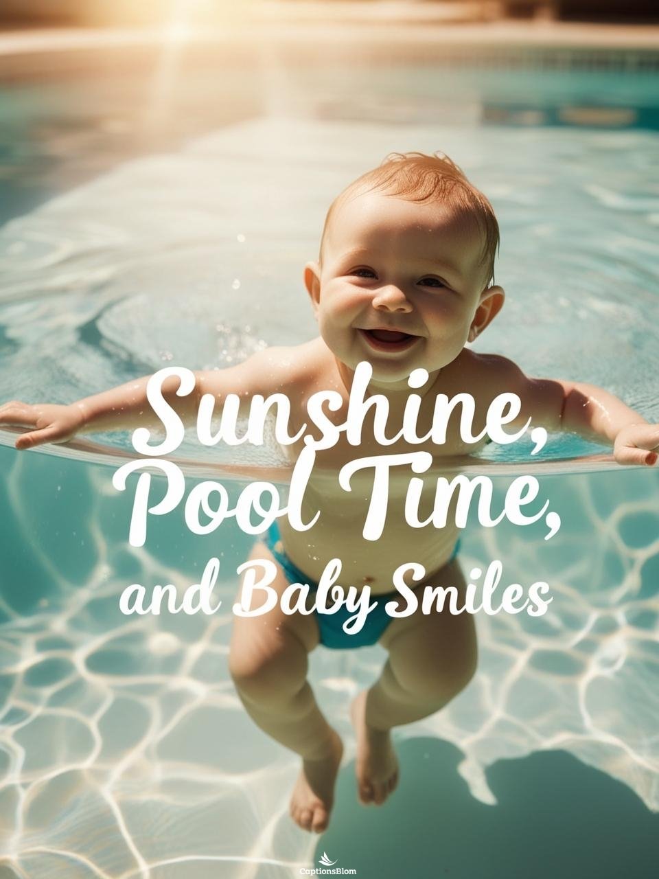 Creative Baby Swimming Captions For Instagram