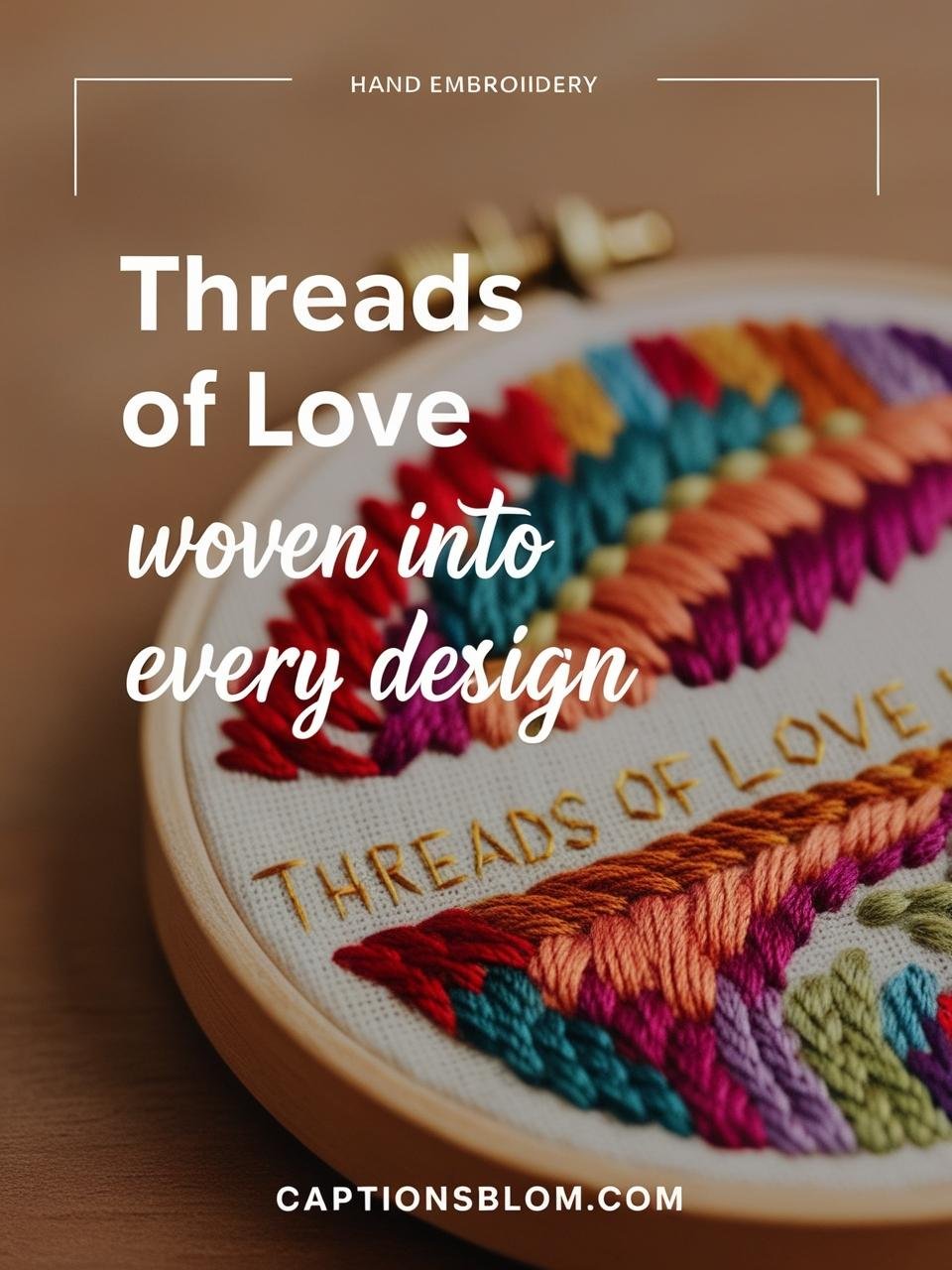 Embroidery Quotes For Instagram