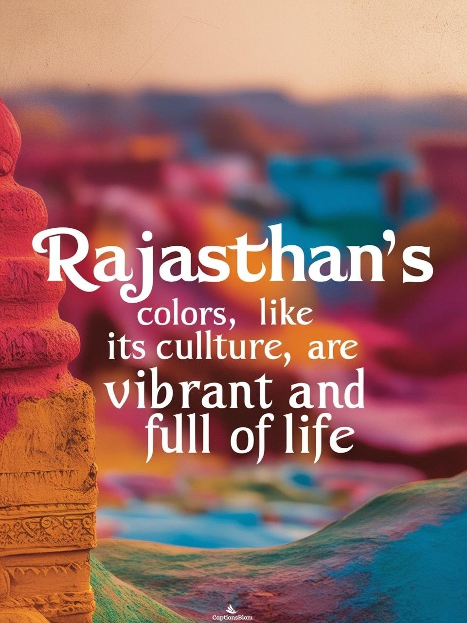 Rajasthan Captions For Instagram In Hindi