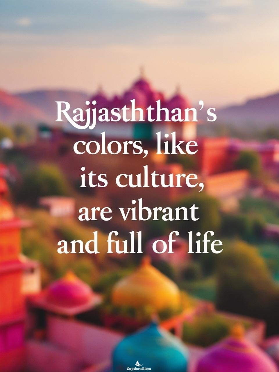 Rajasthan Captions For Instagram