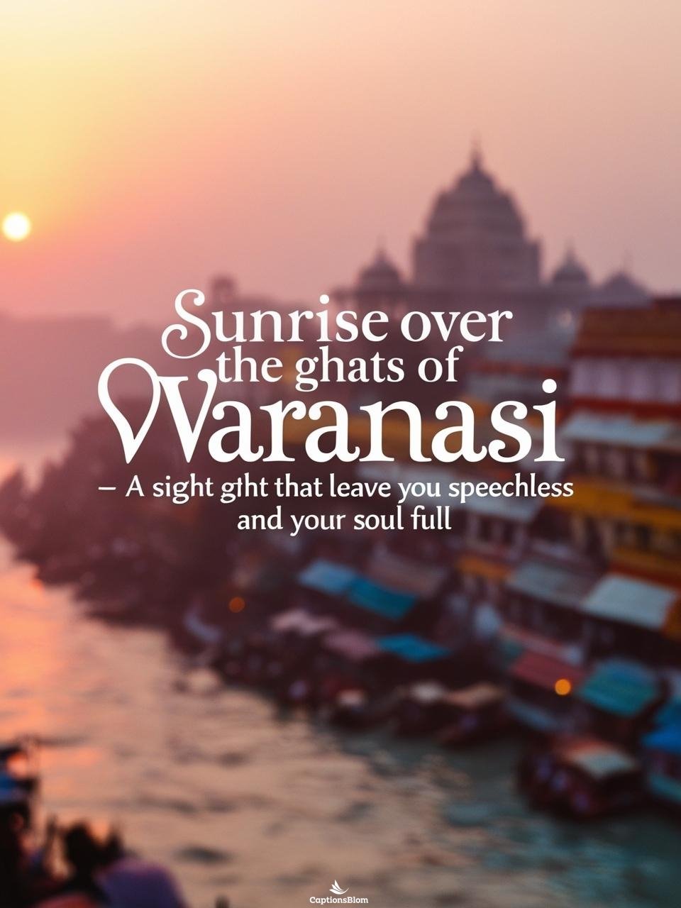 Varanasi Captions For Instagram In Hindi