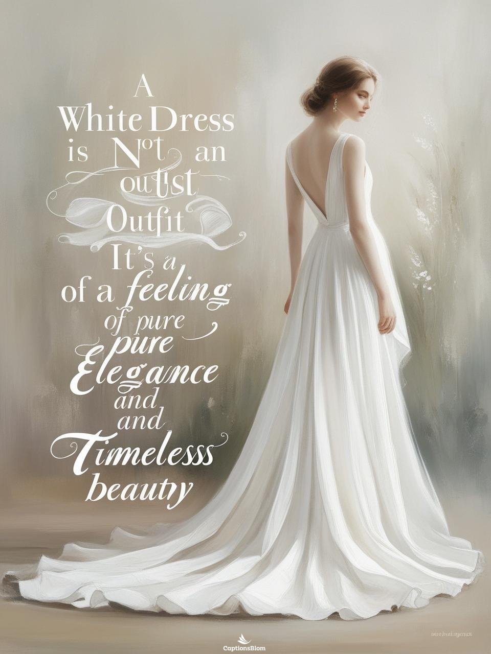 White Dress Captions For Instagram For Boy