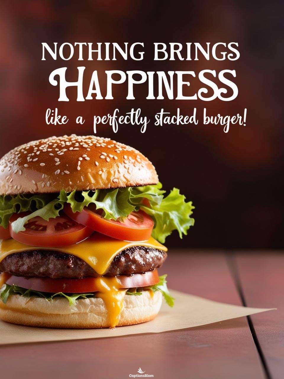 Food Burger Captions For Instagram