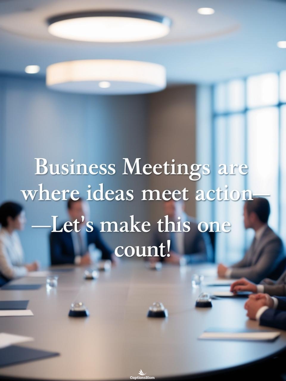 Funny Business Meeting Captions For Instagram