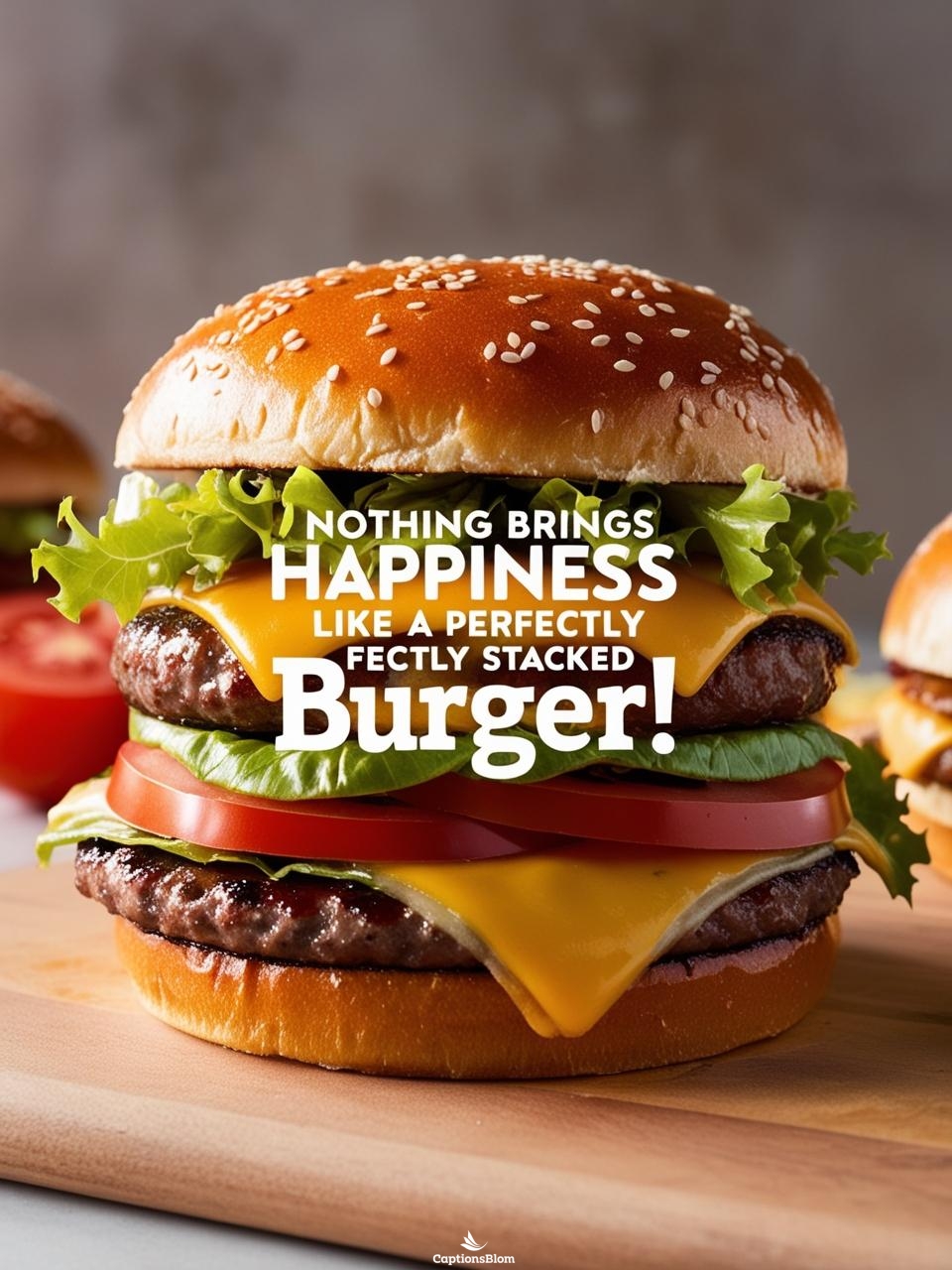 Homemade Burger Captions For Instagram