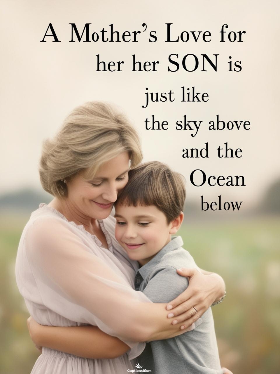 Mother Son Captions For Instagram