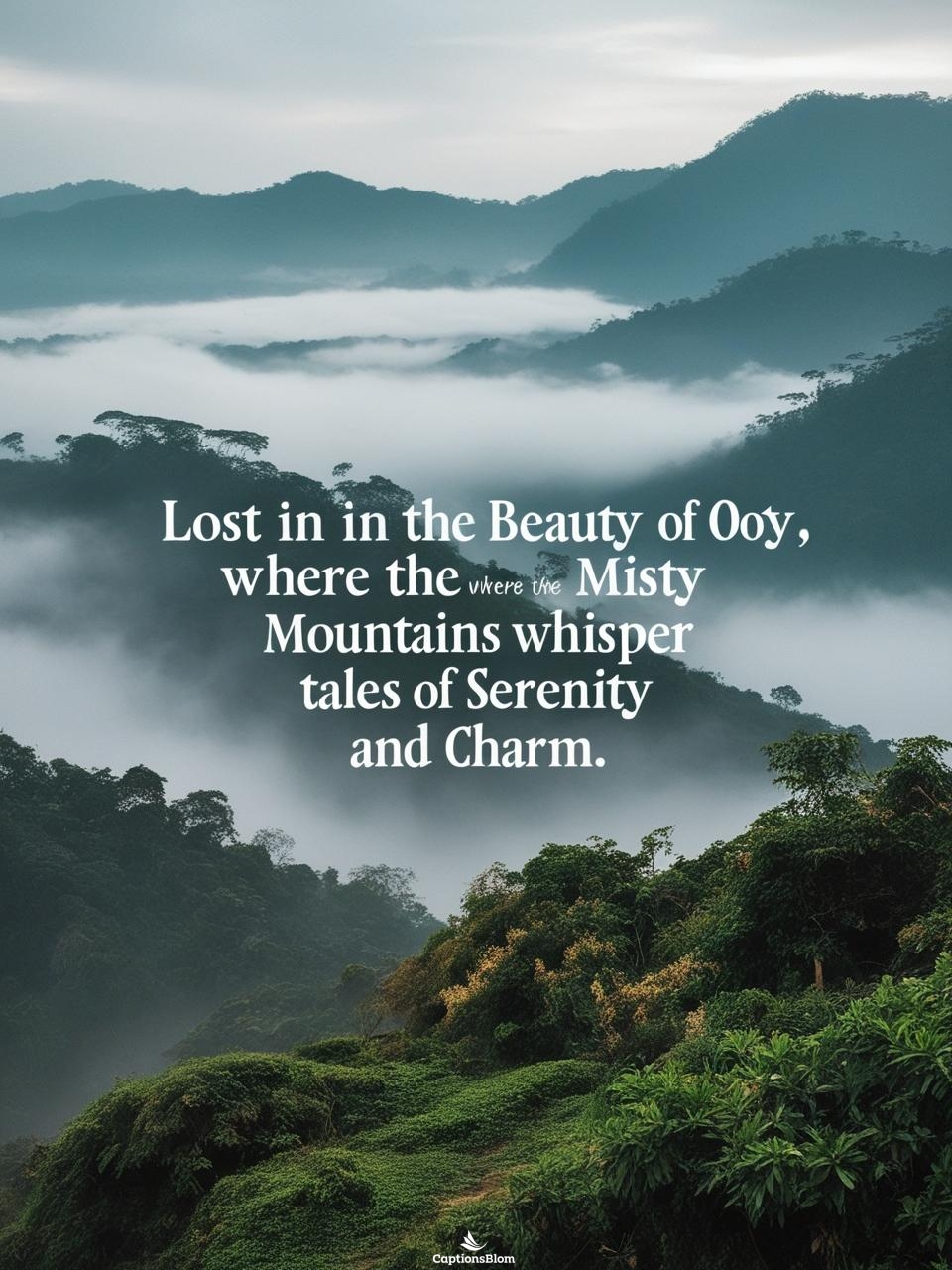 Ooty Captions For Instagram