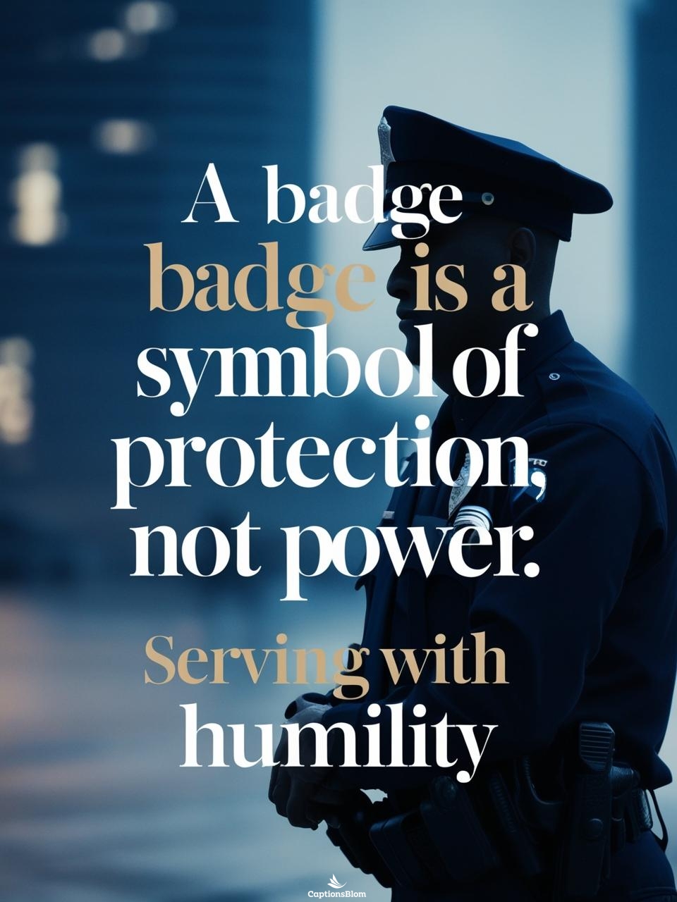 Police Captions For Instagram in Hindi