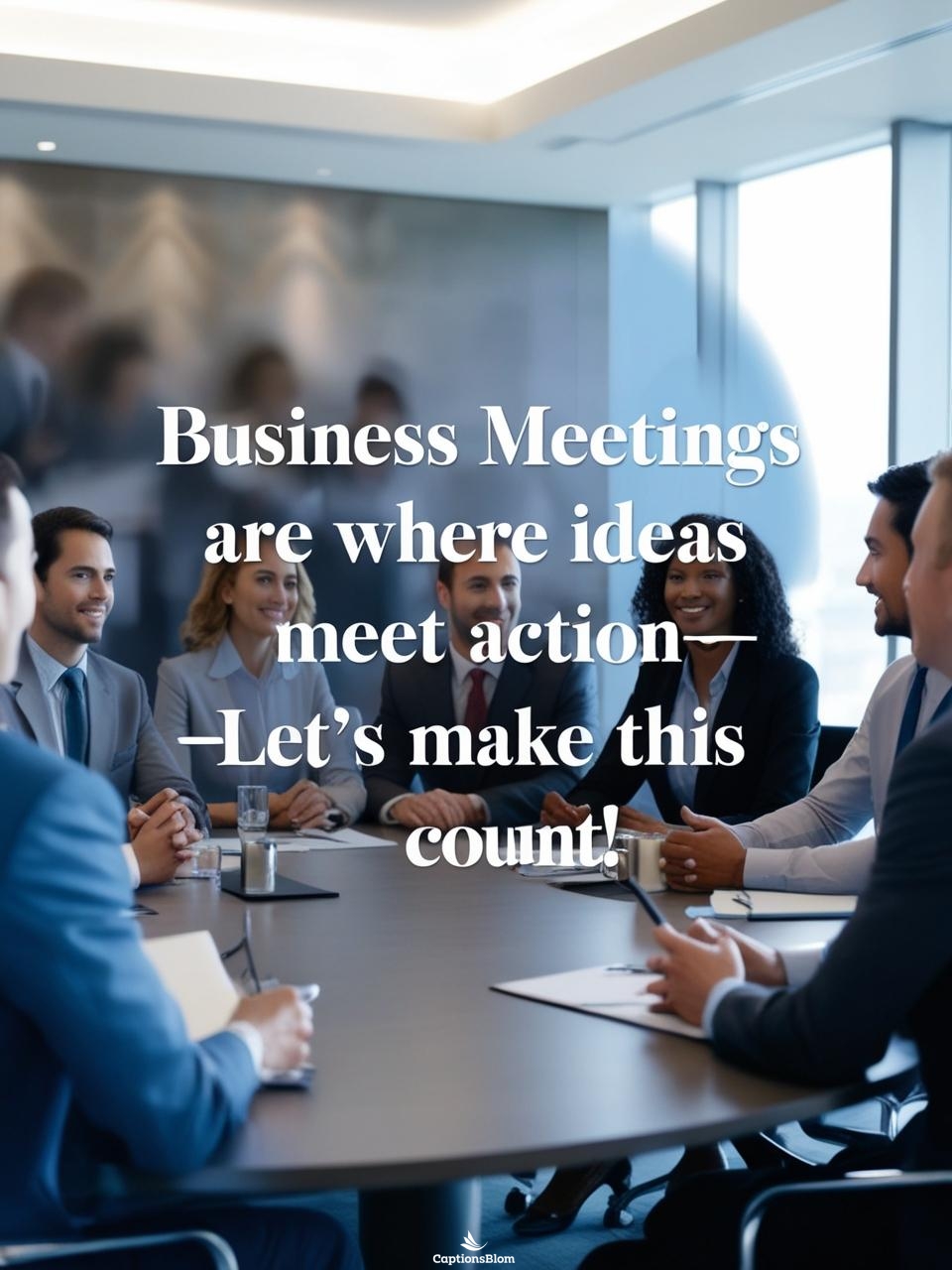 Short Business Meeting Captions For Instagram