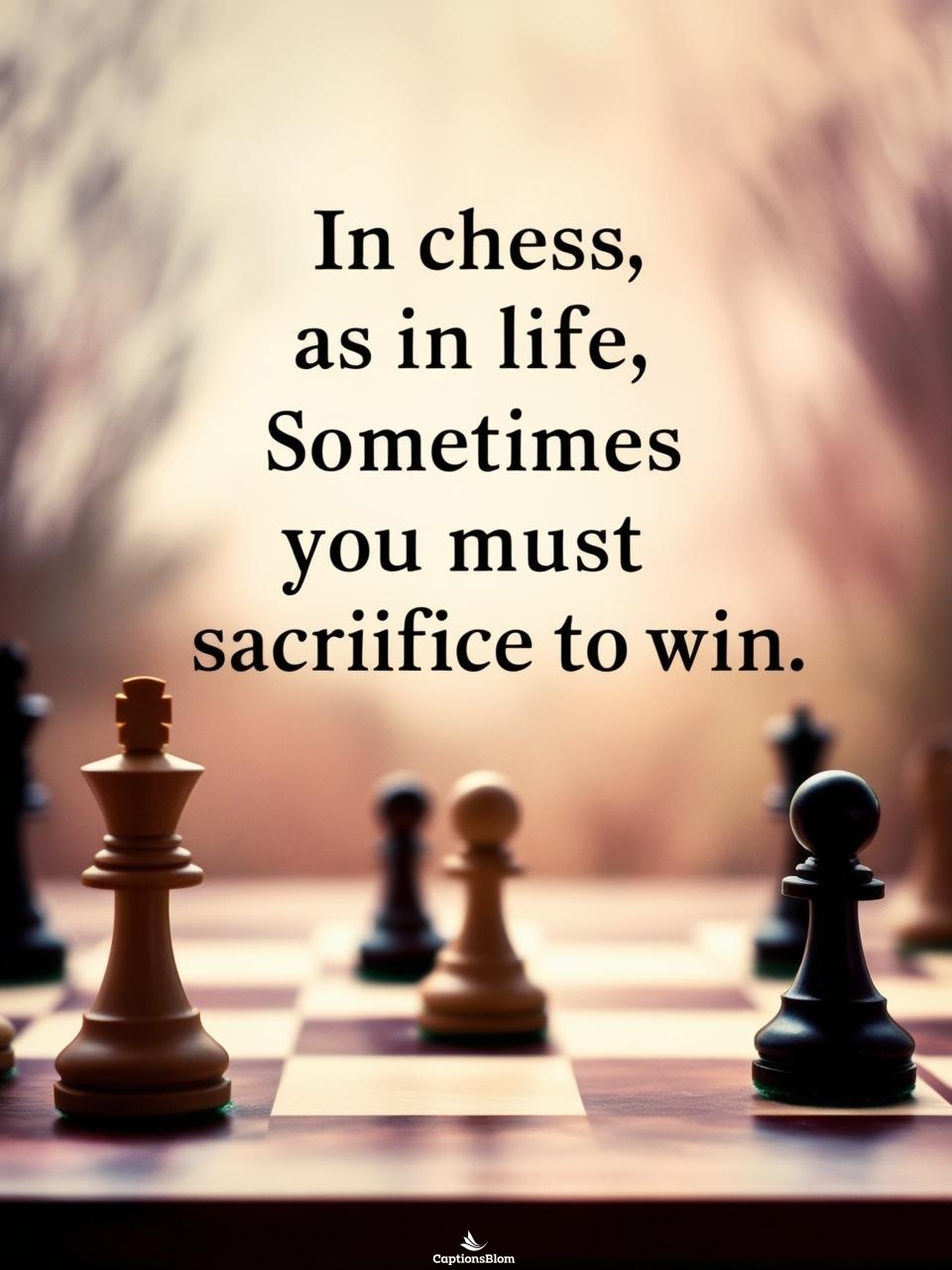 Short Chess Captions For Instagram
