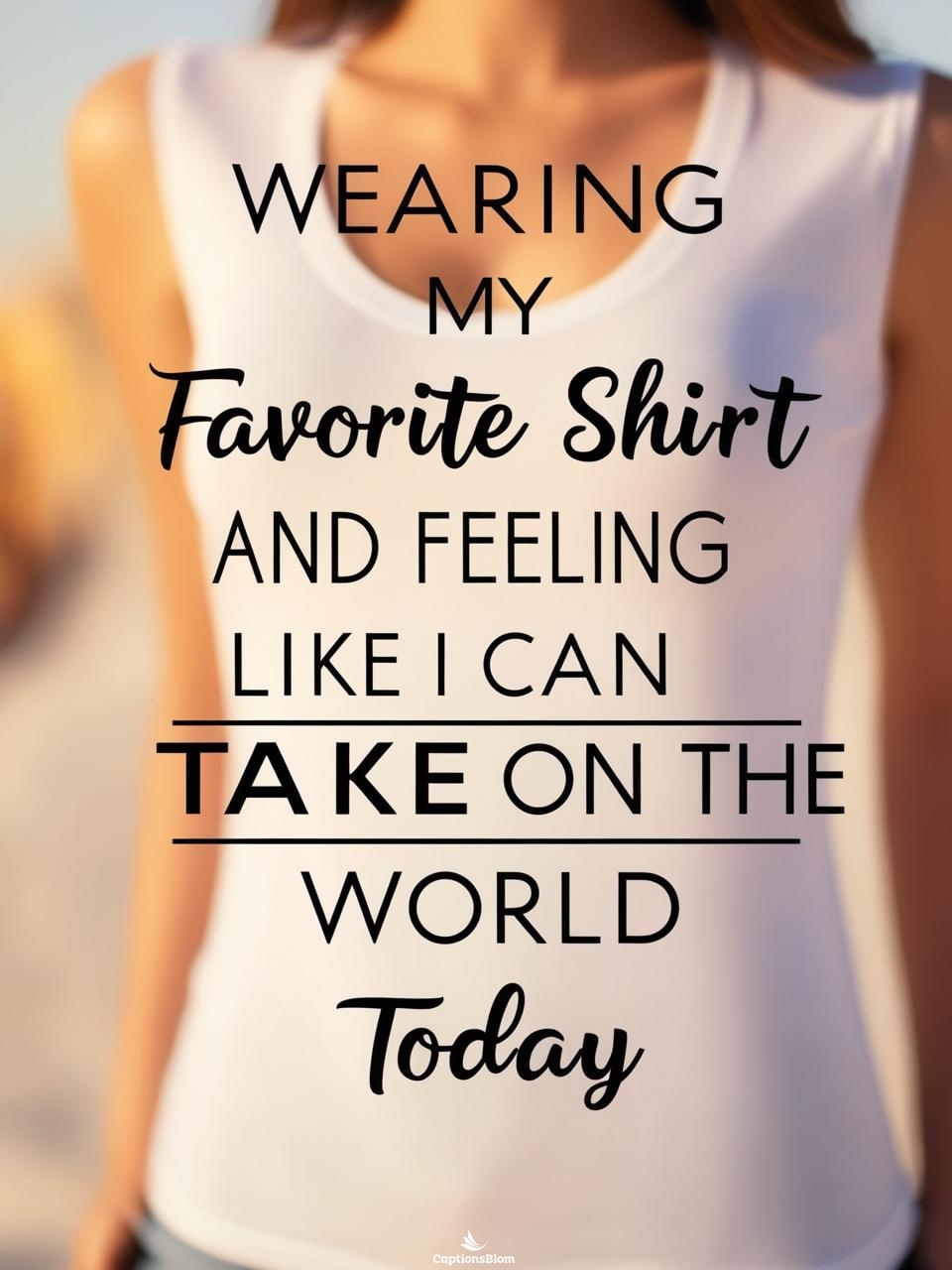 T-Shirt Captions For Instagram