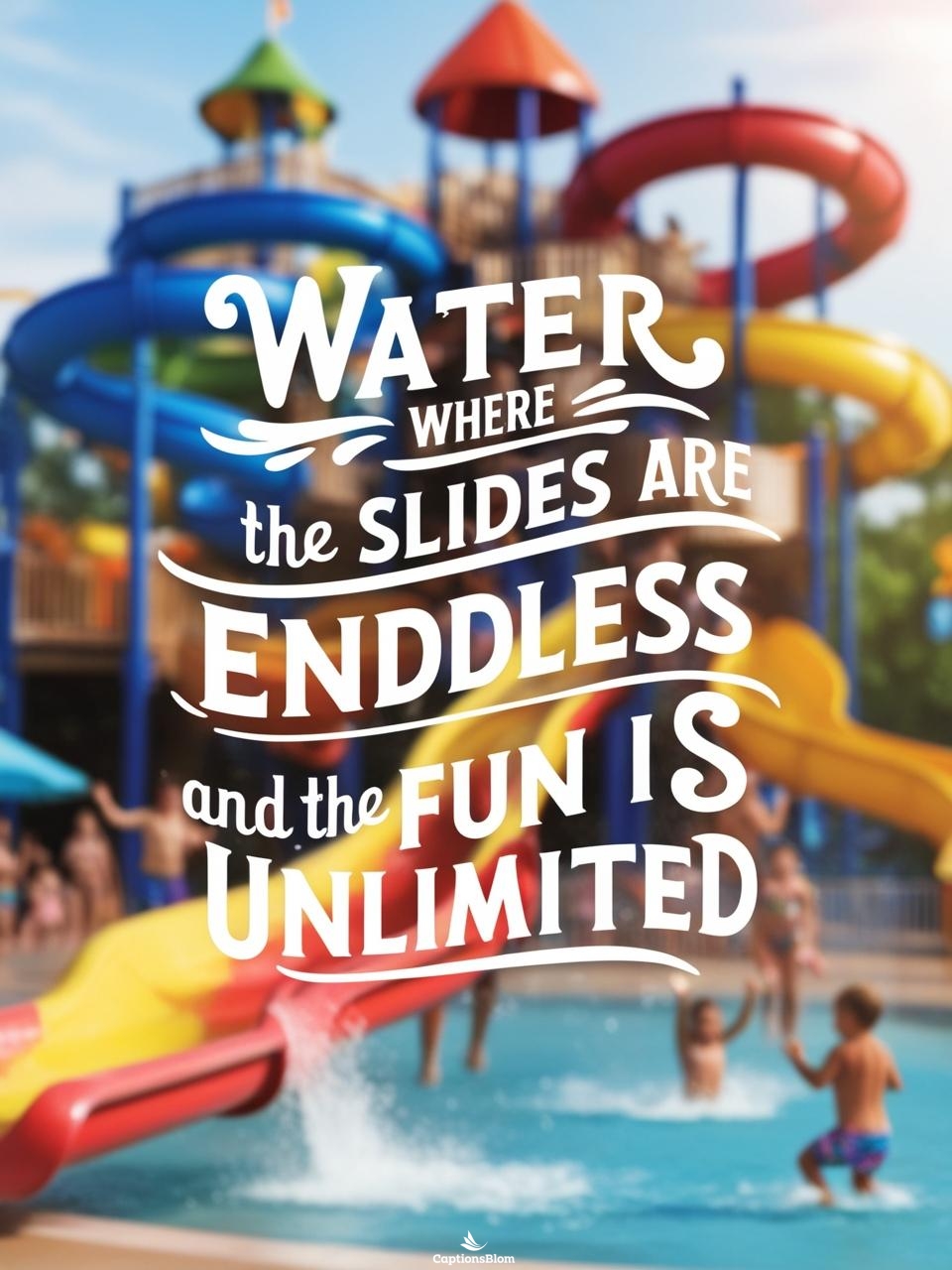 Water Park Captions For Instagram With Friends